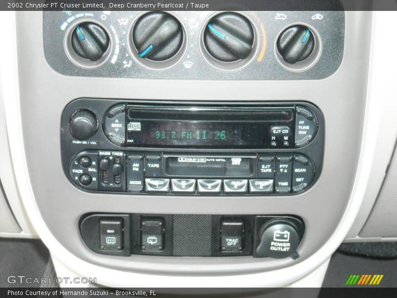 Deep Cranberry Pearlcoat / Taupe 2002 Chrysler PT Cruiser Limited