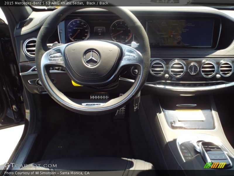 Black / Black 2015 Mercedes-Benz S 63 AMG 4Matic Sedan