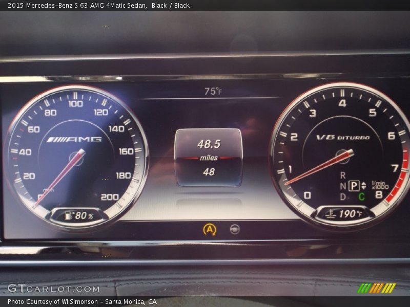 Black / Black 2015 Mercedes-Benz S 63 AMG 4Matic Sedan