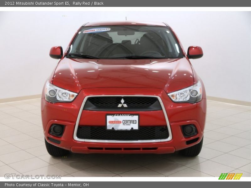 Rally Red / Black 2012 Mitsubishi Outlander Sport ES