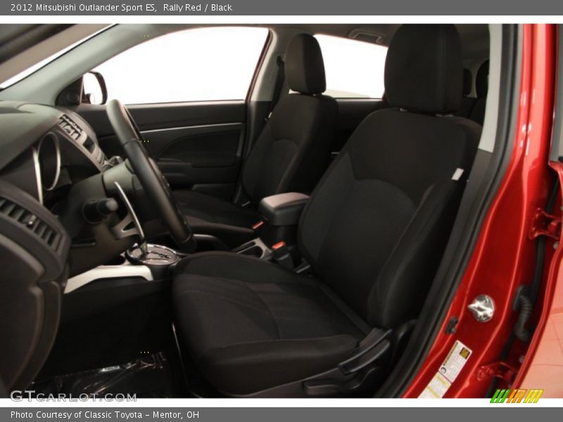 Rally Red / Black 2012 Mitsubishi Outlander Sport ES