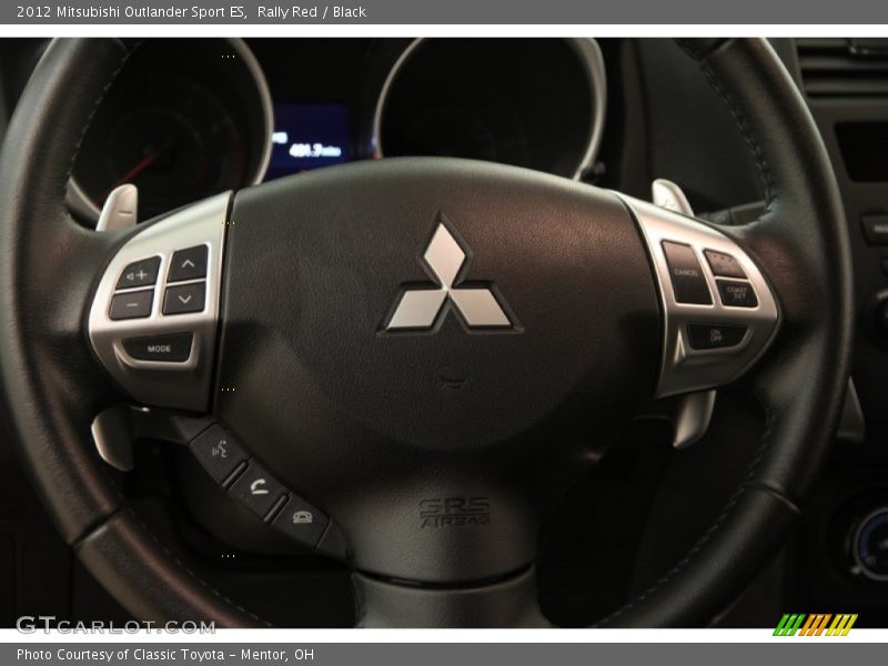 Rally Red / Black 2012 Mitsubishi Outlander Sport ES