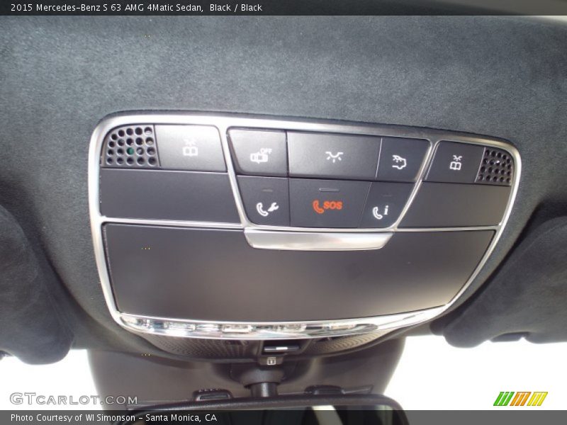 Black / Black 2015 Mercedes-Benz S 63 AMG 4Matic Sedan