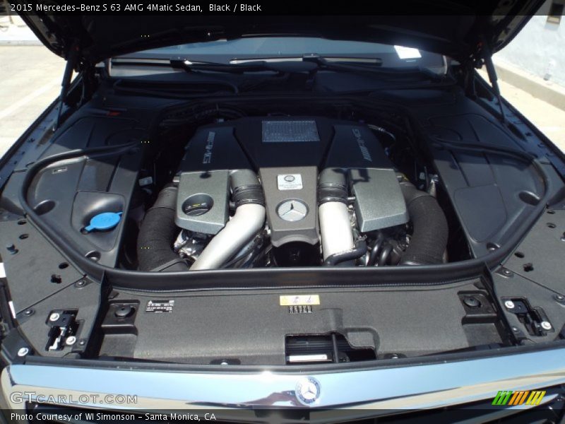 Black / Black 2015 Mercedes-Benz S 63 AMG 4Matic Sedan