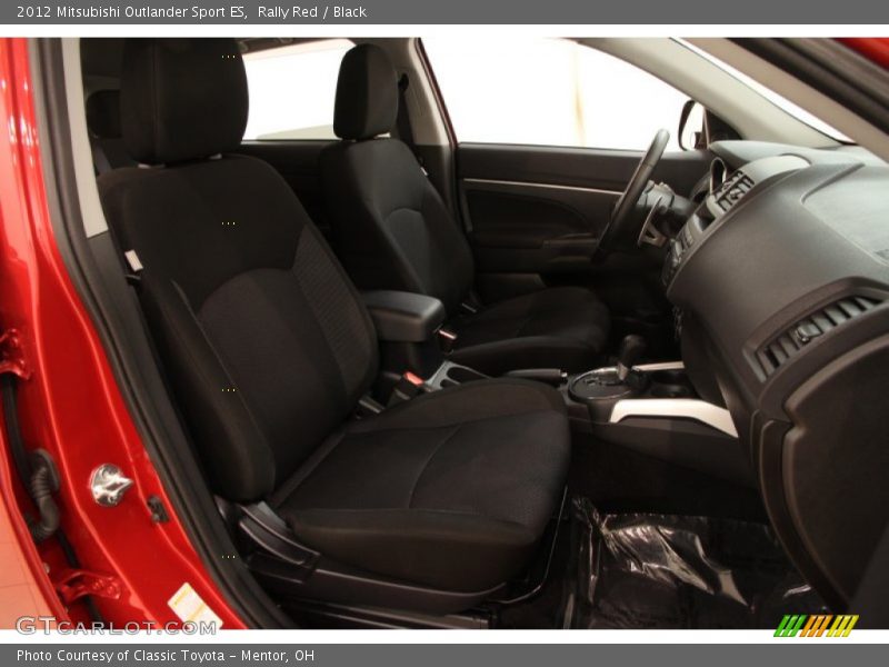 Rally Red / Black 2012 Mitsubishi Outlander Sport ES