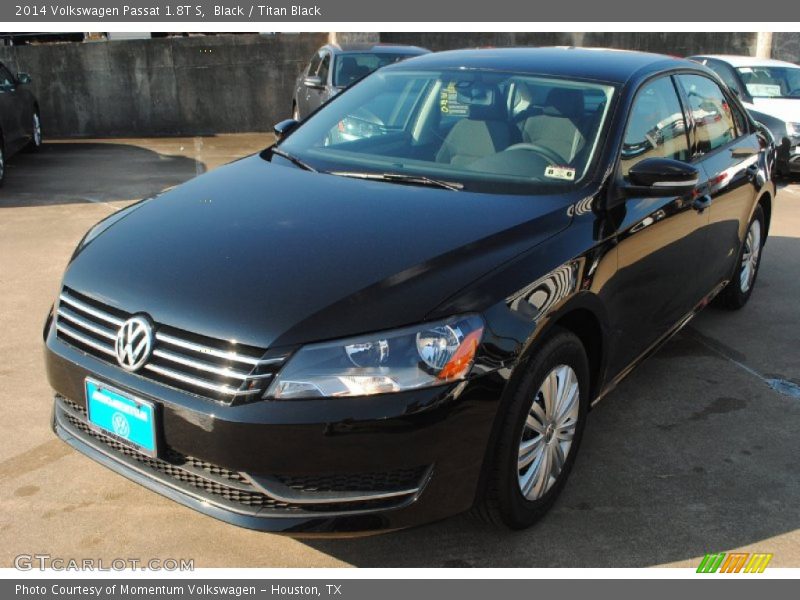 Black / Titan Black 2014 Volkswagen Passat 1.8T S