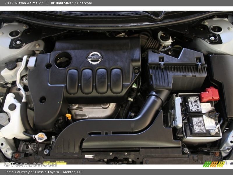 Brilliant Silver / Charcoal 2012 Nissan Altima 2.5 S