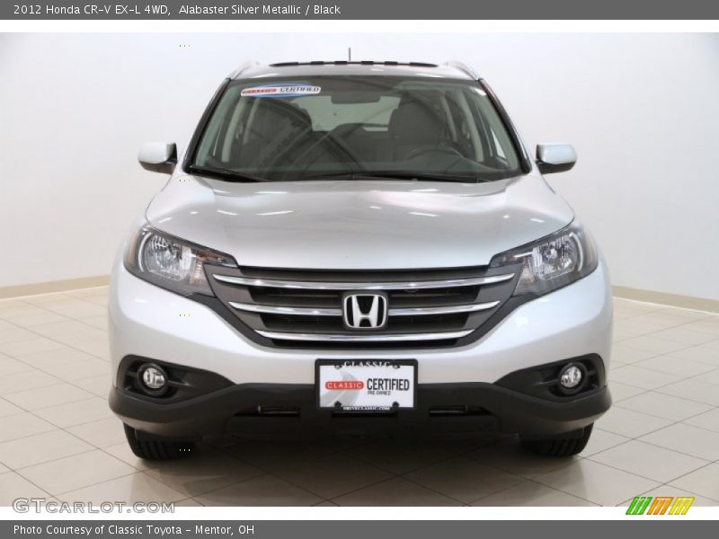 Alabaster Silver Metallic / Black 2012 Honda CR-V EX-L 4WD