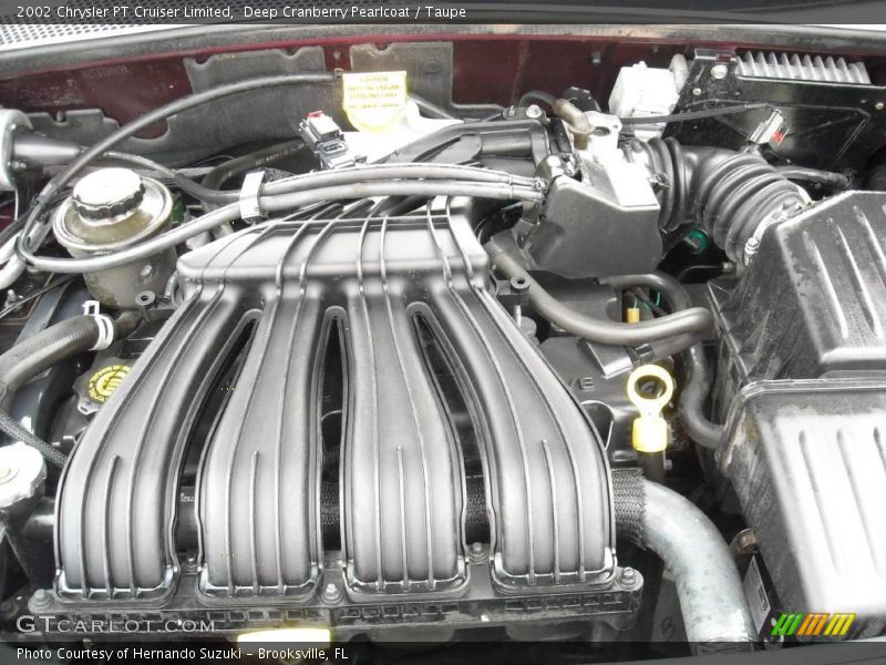 Deep Cranberry Pearlcoat / Taupe 2002 Chrysler PT Cruiser Limited