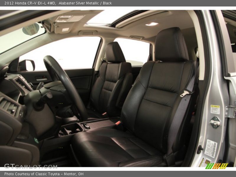 Alabaster Silver Metallic / Black 2012 Honda CR-V EX-L 4WD