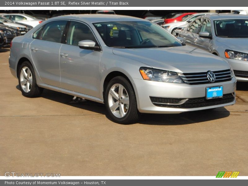 Reflex Silver Metallic / Titan Black 2014 Volkswagen Passat 1.8T SE