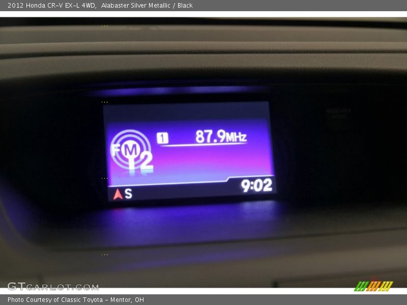Alabaster Silver Metallic / Black 2012 Honda CR-V EX-L 4WD