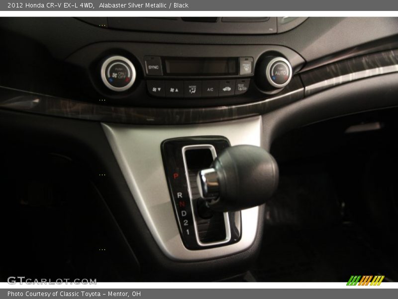 Alabaster Silver Metallic / Black 2012 Honda CR-V EX-L 4WD