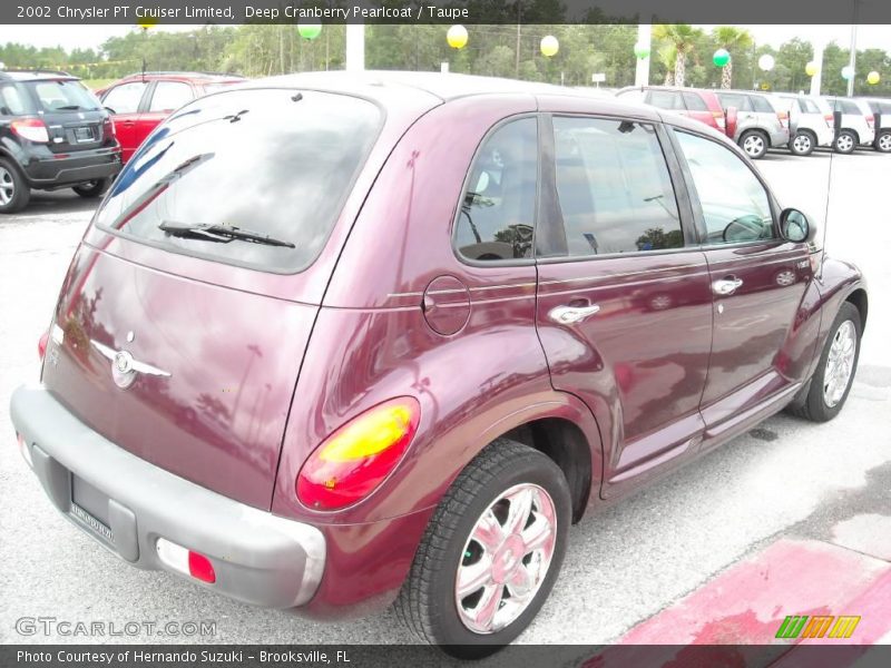 Deep Cranberry Pearlcoat / Taupe 2002 Chrysler PT Cruiser Limited