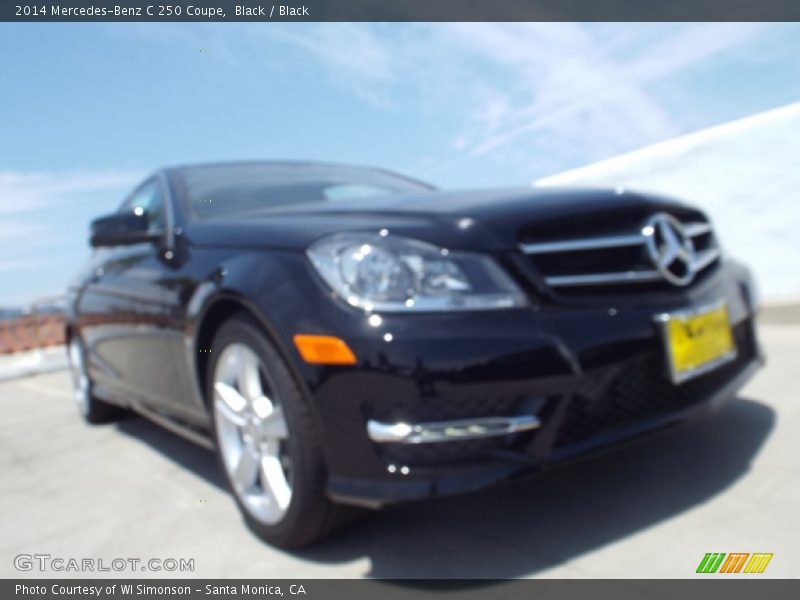 Black / Black 2014 Mercedes-Benz C 250 Coupe