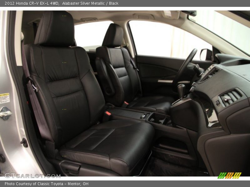 Alabaster Silver Metallic / Black 2012 Honda CR-V EX-L 4WD