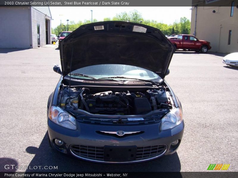 Steel Blue Pearlcoat / Dark Slate Gray 2003 Chrysler Sebring LXi Sedan