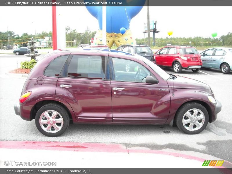 Deep Cranberry Pearlcoat / Taupe 2002 Chrysler PT Cruiser Limited