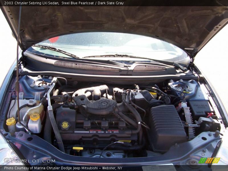 Steel Blue Pearlcoat / Dark Slate Gray 2003 Chrysler Sebring LXi Sedan