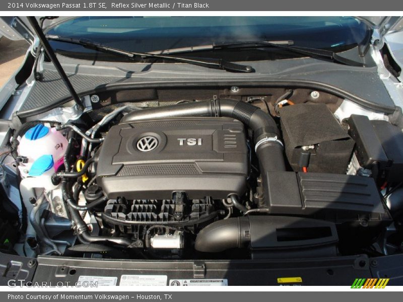 Reflex Silver Metallic / Titan Black 2014 Volkswagen Passat 1.8T SE