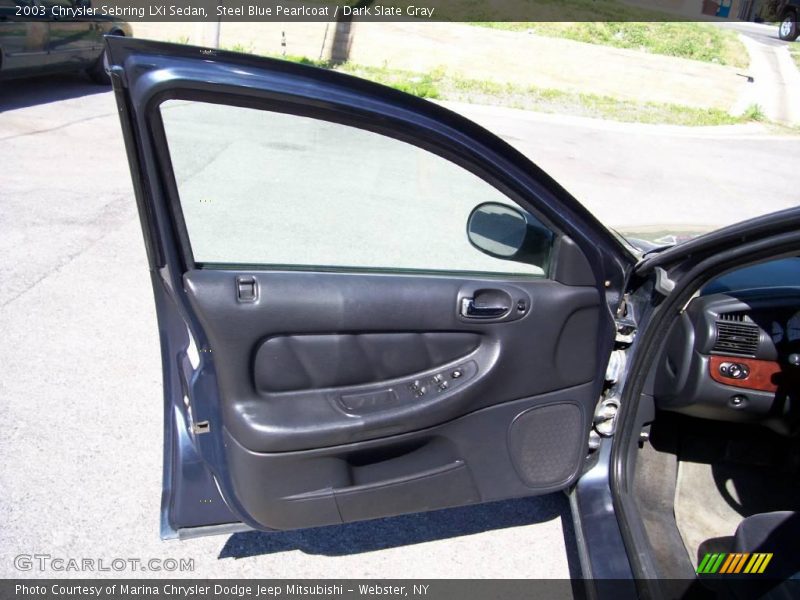 Steel Blue Pearlcoat / Dark Slate Gray 2003 Chrysler Sebring LXi Sedan