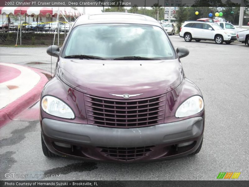 Deep Cranberry Pearlcoat / Taupe 2002 Chrysler PT Cruiser Limited
