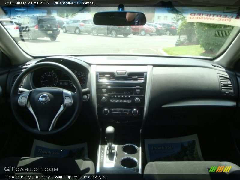 Brilliant Silver / Charcoal 2013 Nissan Altima 2.5 S