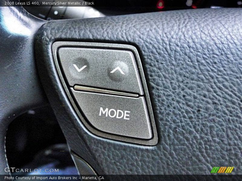 Mercury Silver Metallic / Black 2008 Lexus LS 460