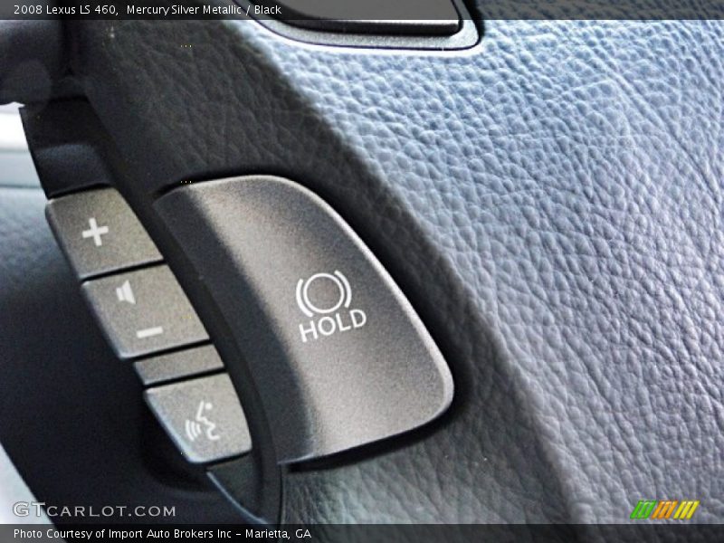 Mercury Silver Metallic / Black 2008 Lexus LS 460