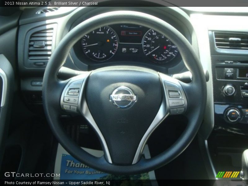 Brilliant Silver / Charcoal 2013 Nissan Altima 2.5 S