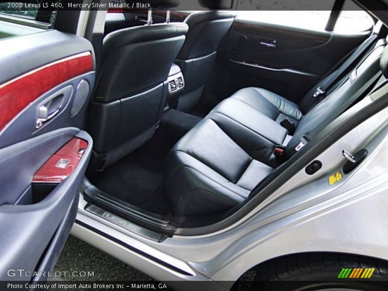 Mercury Silver Metallic / Black 2008 Lexus LS 460