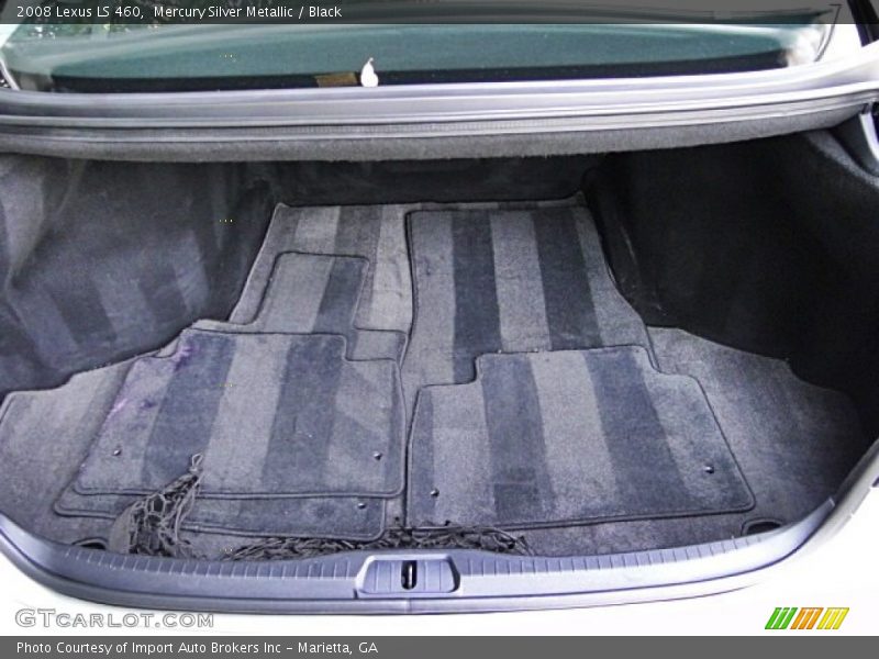 Mercury Silver Metallic / Black 2008 Lexus LS 460