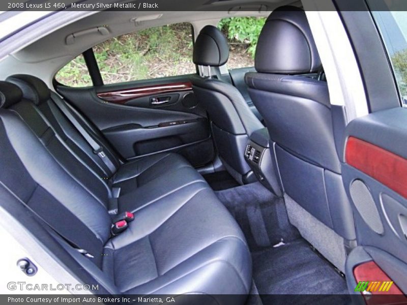 Mercury Silver Metallic / Black 2008 Lexus LS 460