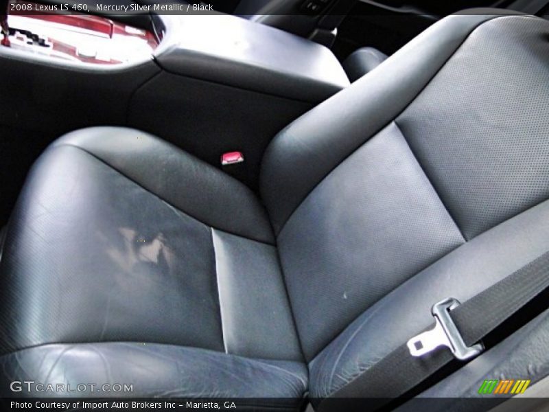 Mercury Silver Metallic / Black 2008 Lexus LS 460