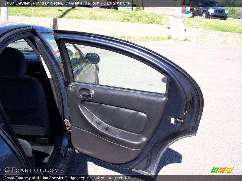 Steel Blue Pearlcoat / Dark Slate Gray 2003 Chrysler Sebring LXi Sedan