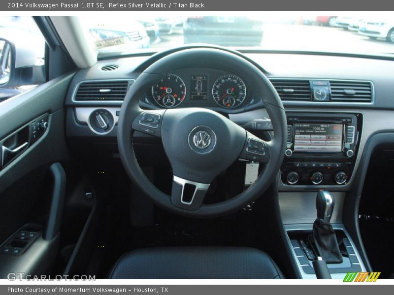 Reflex Silver Metallic / Titan Black 2014 Volkswagen Passat 1.8T SE