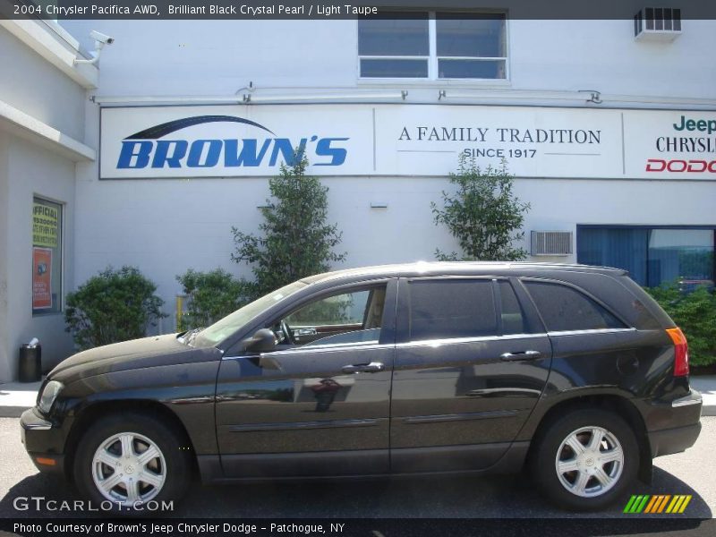 Brilliant Black Crystal Pearl / Light Taupe 2004 Chrysler Pacifica AWD