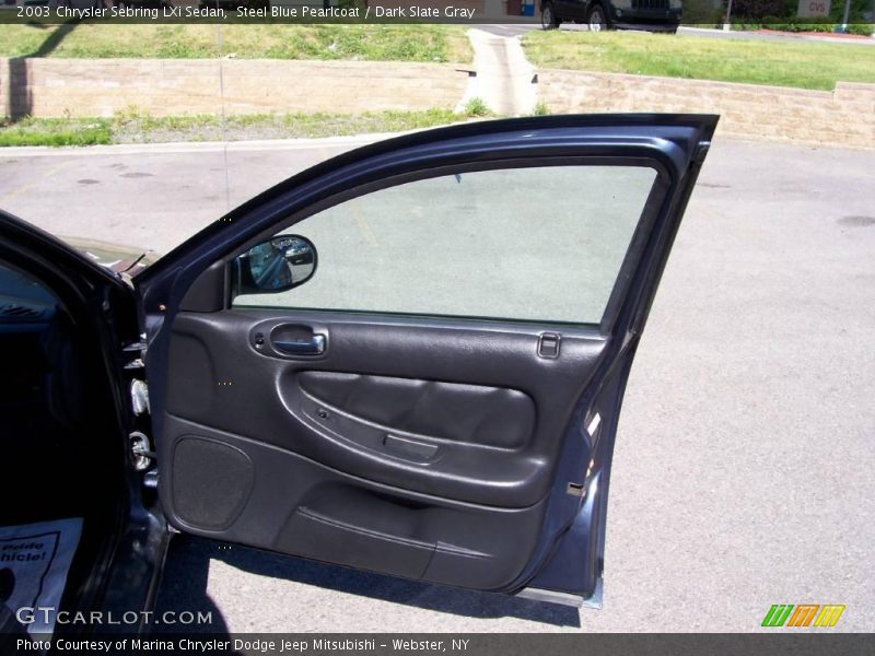 Steel Blue Pearlcoat / Dark Slate Gray 2003 Chrysler Sebring LXi Sedan