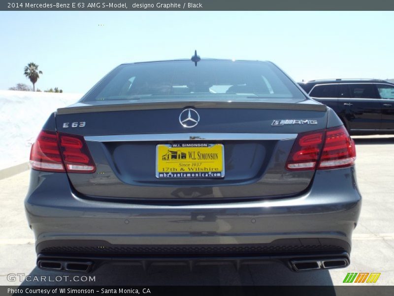 designo Graphite / Black 2014 Mercedes-Benz E 63 AMG S-Model