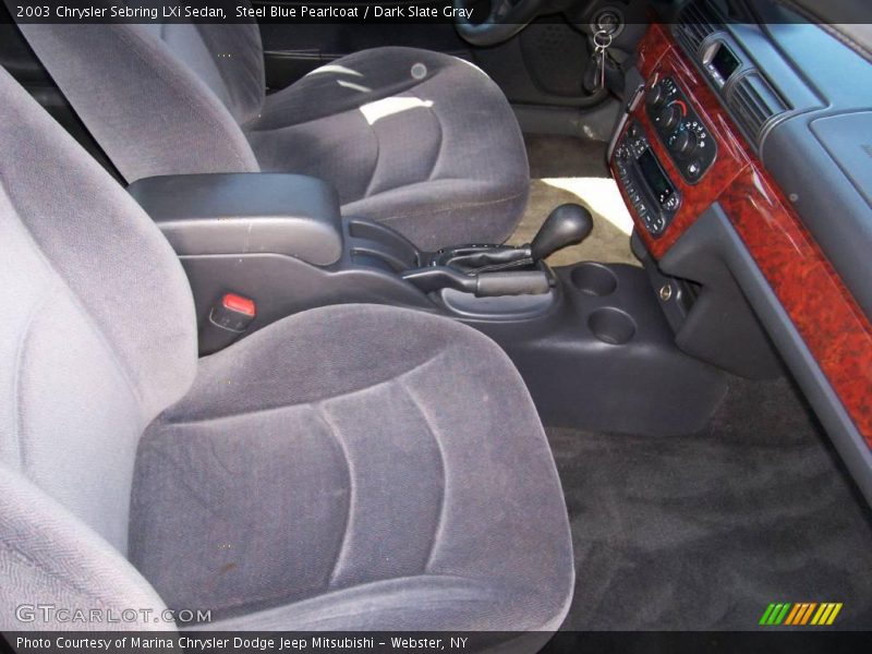Steel Blue Pearlcoat / Dark Slate Gray 2003 Chrysler Sebring LXi Sedan