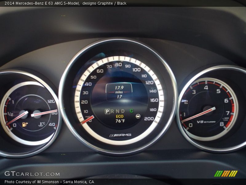 designo Graphite / Black 2014 Mercedes-Benz E 63 AMG S-Model