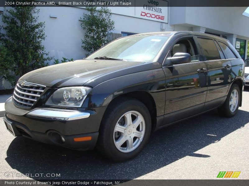 Brilliant Black Crystal Pearl / Light Taupe 2004 Chrysler Pacifica AWD