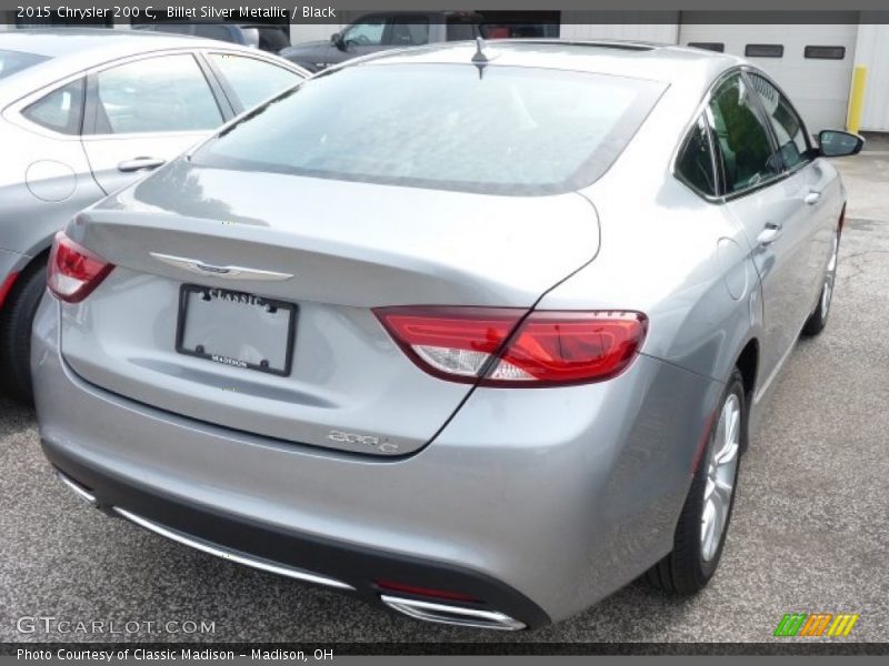 Billet Silver Metallic / Black 2015 Chrysler 200 C