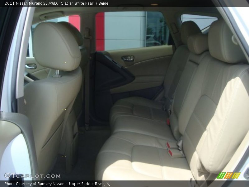 Glacier White Pearl / Beige 2011 Nissan Murano SL AWD