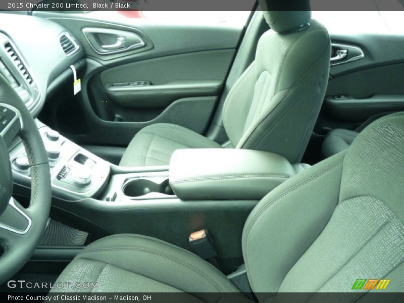 Black / Black 2015 Chrysler 200 Limited