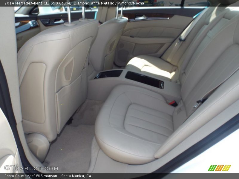 Diamond White Metallic / Almond/Mocha 2014 Mercedes-Benz CLS 550 Coupe