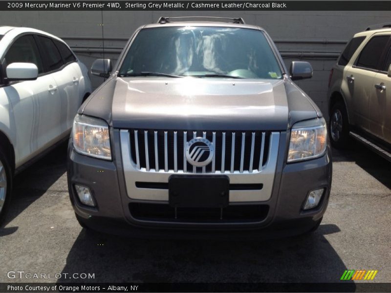 Sterling Grey Metallic / Cashmere Leather/Charcoal Black 2009 Mercury Mariner V6 Premier 4WD