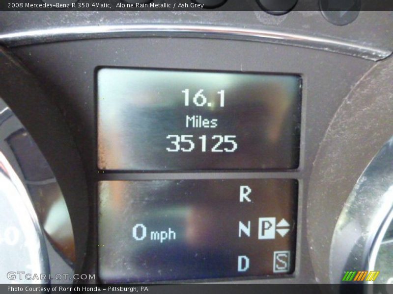 Alpine Rain Metallic / Ash Grey 2008 Mercedes-Benz R 350 4Matic
