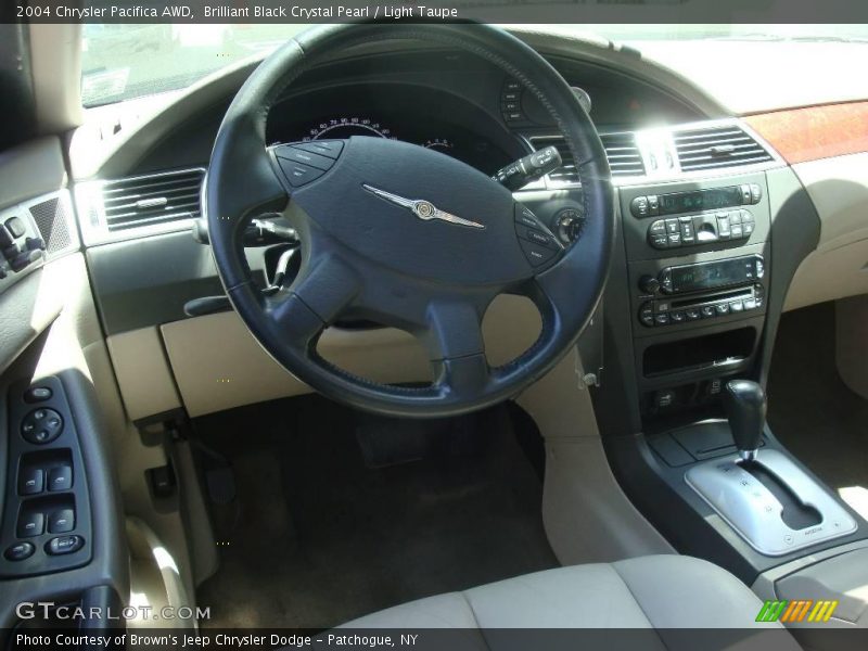Brilliant Black Crystal Pearl / Light Taupe 2004 Chrysler Pacifica AWD