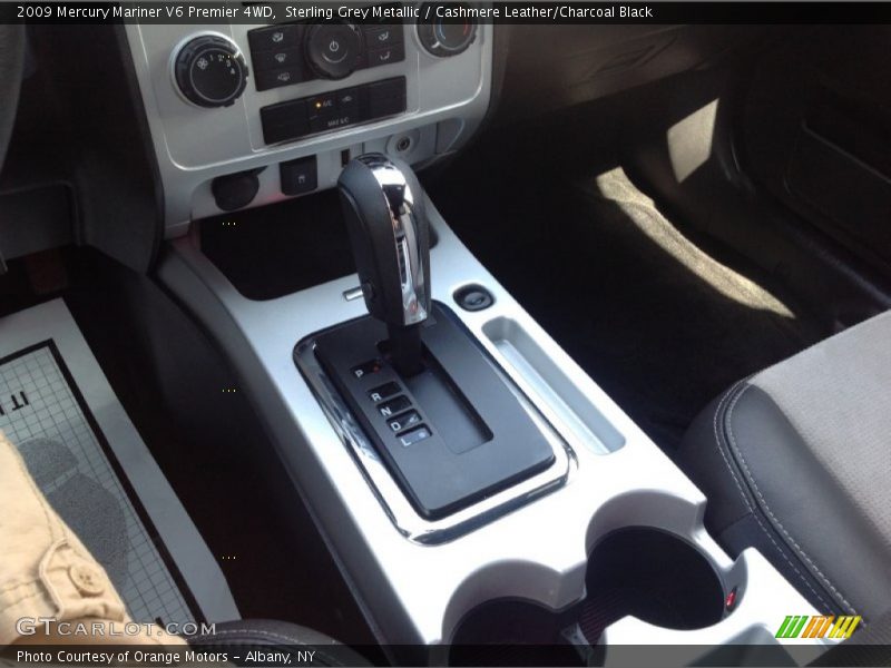 Sterling Grey Metallic / Cashmere Leather/Charcoal Black 2009 Mercury Mariner V6 Premier 4WD